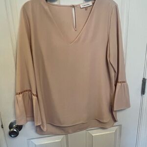Calvin Klein Women's Light Pink Blouse